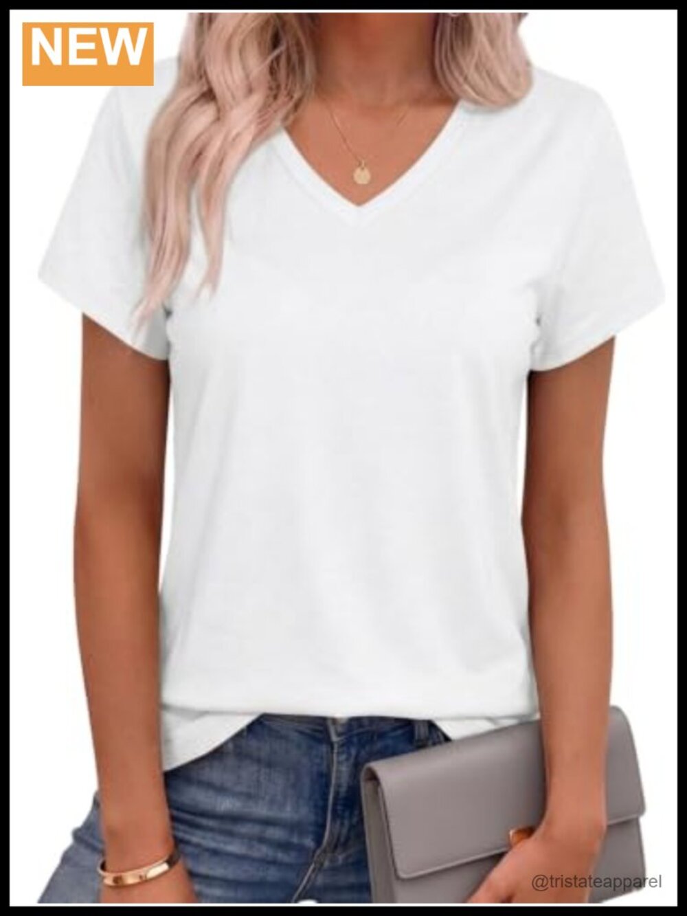 Womens V Neck Short Sleeve Graphic Tee Summer Tunic Top